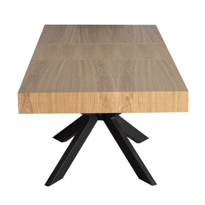 Стол Хантер 150x90 Дуб, Черный (73461291) недорого