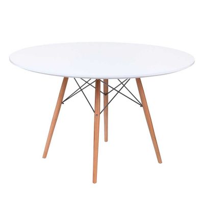 Стіл HATTA Bryan Wood D120 Білий (44478305) недорого