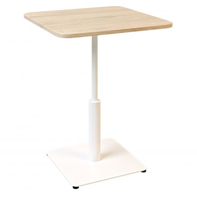 Стол Ibiza light soft 60х60 h-75 Белый, Дуб ЛДСП (611306879)