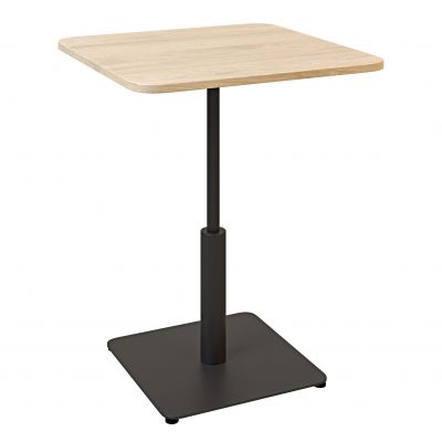 Стол Ibiza light soft 60х60 h-75 Черный, Дуб ЛДСП (611306881)