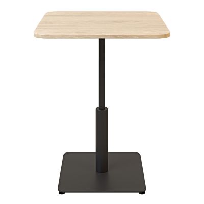 Стол Ibiza light soft 60х60 h-75 Черный, Дуб ЛДСП (611306881) недорого
