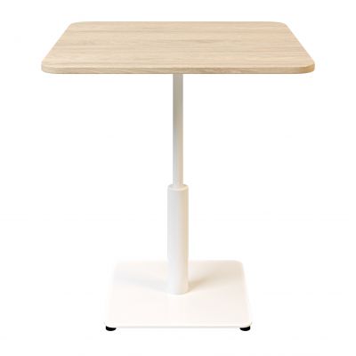 Стол Ibiza light soft 70х70 h-75 Белый, Дуб ЛДСП (611306885) недорого