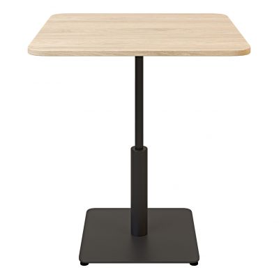 Стол Ibiza light soft 70х70 h-75 Черный, Дуб ЛДСП (611306887) недорого
