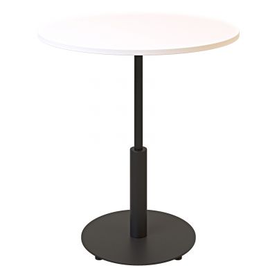 Стол Ibiza round light d-70 h-75 Черный, Белый ЛДСП (611306874)