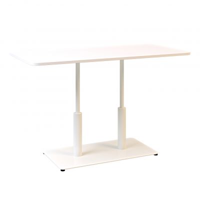 Стол Ibiza Soft Double light 120х70 h-75 Белый, Белый ЛДСП (611306990)
