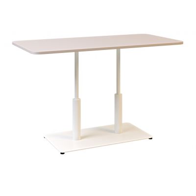 Стіл Ibiza Soft Double light Cashmere 120х70 h-75 Білий, ДСП Swisspan Cashmere (611306993)