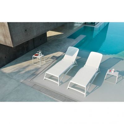 Стол кофейный Pop 44x39.5 Bianco (13523127) дешево