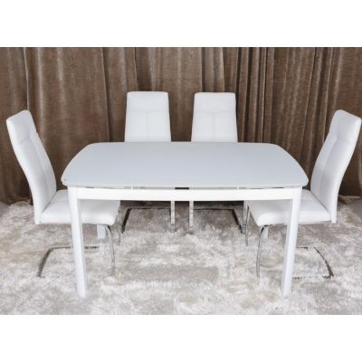 Стіл Leicester 140x90 Білий (52372487) недорого