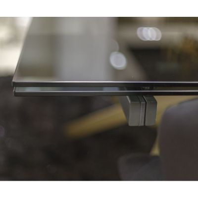 Стіл Lincoln 160x90 Серпанок, Скло (52372489) дешево