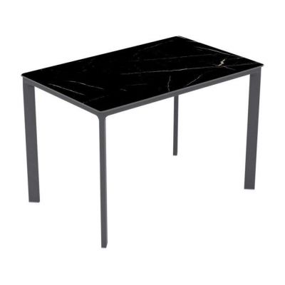 Стол Meet 120х80 black marble, anthracite (1691270959)