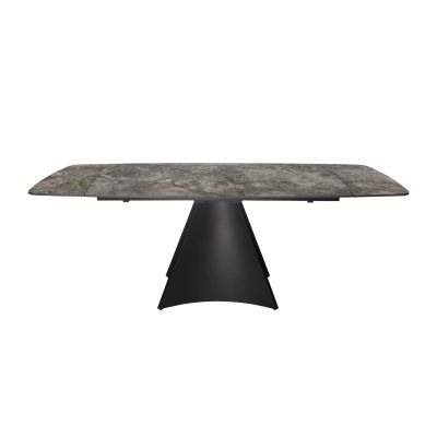 Обеденный стол Norman 140х85 Bora Grey Glossy (1011489595) дешево