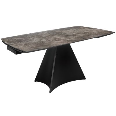 Обеденный стол Norman 140х85 Bora Grey Glossy (1011489595)