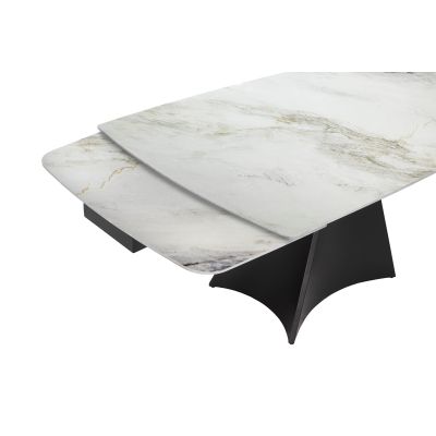 Стол Norman 160х90 White Golden Glossy (1011489596) с доставкой