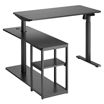 Стол OfficePro ODE119 136х120 Black, Black (1311154722)