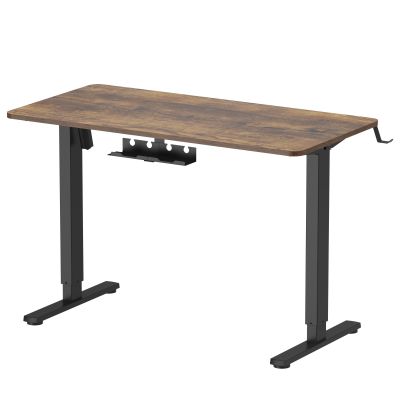 Стол Officepro ODE1260 120х60 Dark wood, Black (1311478457) недорого