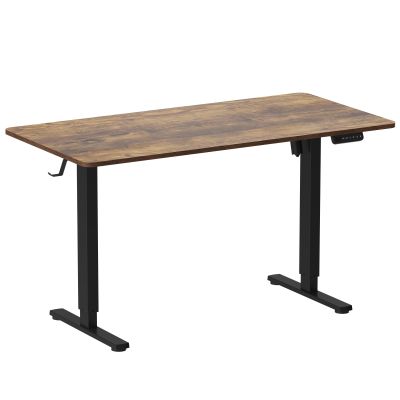 Комп'ютерний стіл Officepro ODE1470 140х70 Dark wood, Black (1311478462)