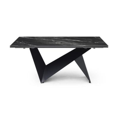 Стол Patrik160х90 Marquina Black Matt (1011489598) - фото 1 Стол Patrik160х90 Marquina Black Matt (1011489598) недорого