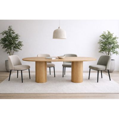 Стіл Plavo Oval Oak 180x100 Дуб (861488783) недорого