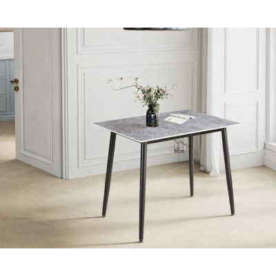 Стол Rikard 90х65 Italy grey Glossy (1011489668) с доставкой