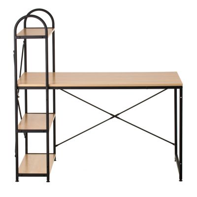 Стол с стеллажом Celean 120x60 Black, Beige (26512413) дешево