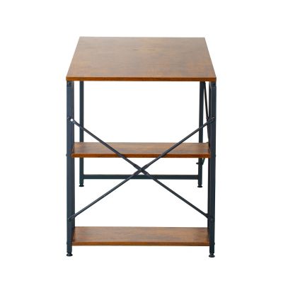 Стол с стеллажом Lade 120x60 Black, Industrial style (26512418) с доставкой