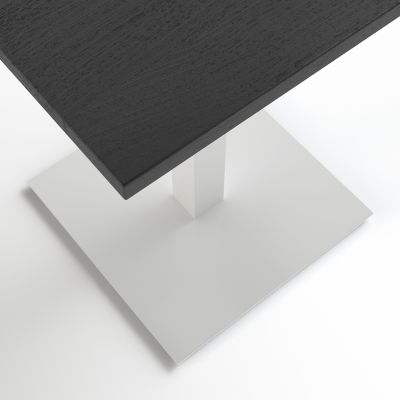 Стіл Tetra light 70x70 h-75 Білий, Чорний ЛДСП (61736001) дешево