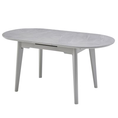 Стіл TM-126-1 130x80 Калакатта мармур, Сірий (231488558) с доставкой