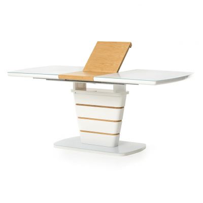 Стіл TM-59 140x80 Дуб натуральний, Білий (23380148) дешево