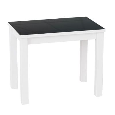 Стол-трансформер Dinner Glass 120х90 ДСП Ателье светлый, Белый, Графитовый (931380219)