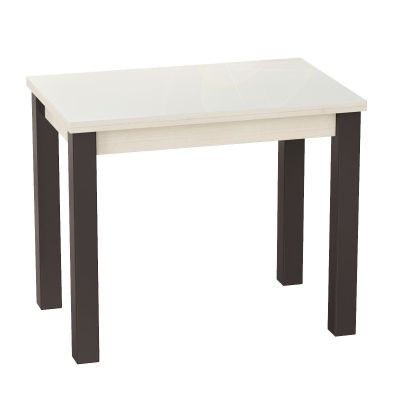 Стол-трансформер Dinner Glass 120х90 ДСП Гикори Рокфорд Светлый, Венге, Белый (931380220)