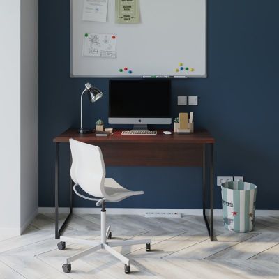 Стол Универ 2 100x60 Коричневый, Черный (68476055) с доставкой