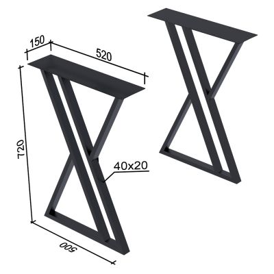 Стіл Уолес 120x65 Чорний матовий, Горіх Модена (59937497) недорого