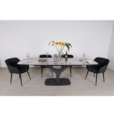 Стол Vulcan oval 160х90 Белый (521018403)