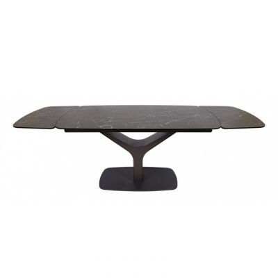 Стол Vulcan oval 160х90 Черный (521018538)