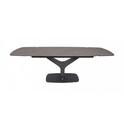 Стол Vulcan oval 160х90 Серый (521018445)