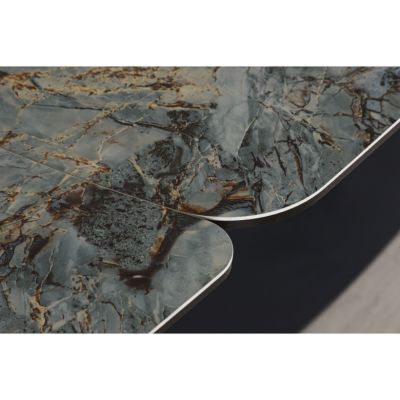 Стол Vulcan oval 160х90 Серо-голубой (521018404) дешево