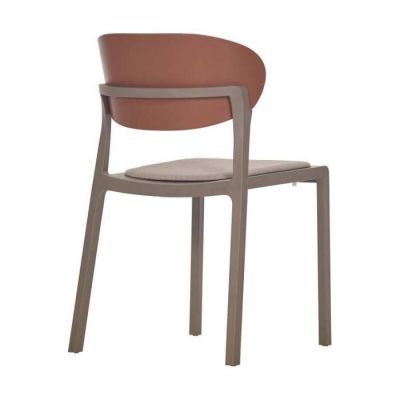 Стул Bake с подушкой taupe, terracota (1691270757) дешево