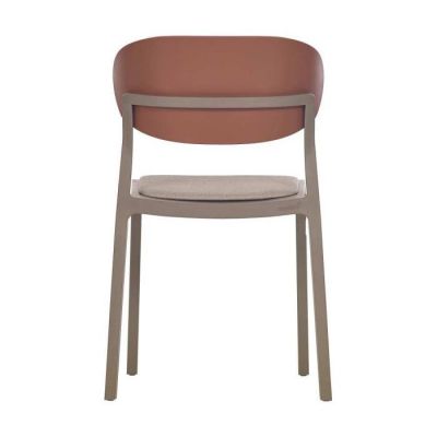 Стул Bake с подушкой taupe, terracota (1691270757) с доставкой