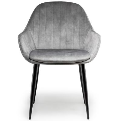 Стул HATTA Funny Velvet Серый (44524386) с доставкой