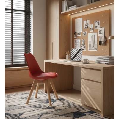 Стул HATTA Asteria Eco Wood Красный (44251804) недорого