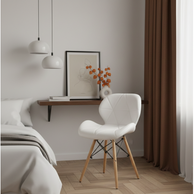 Стілець HATTA Astra Eco Wood Білий (44251808) с доставкой