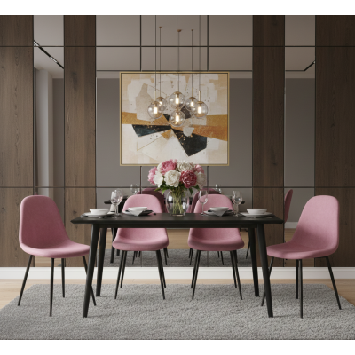 Стул HATTA Dora Velvet Розовый (44936280) дешево