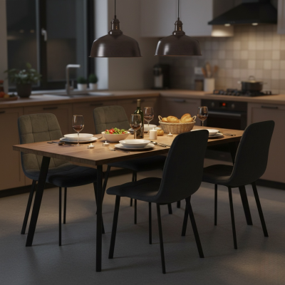 Стул HATTA Indigo 2 Velvet Темно-серый (44936247) недорого