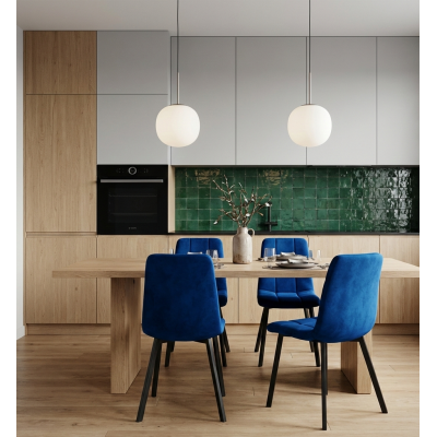Стілець HATTA Indigo 2 Velvet Темно-синій (44936250) недорого