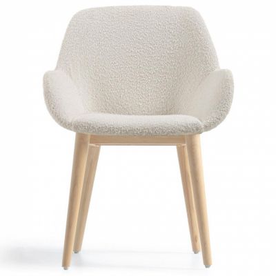 Стілець Konna Wood Wool Білий (90935789) недорого