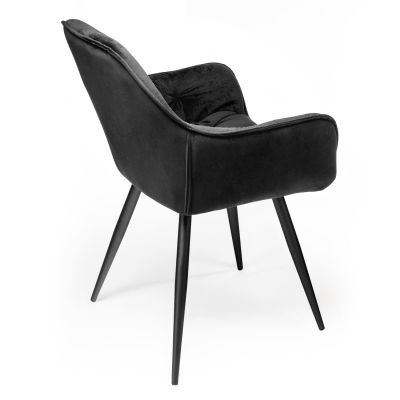 Стілець HATTA Legend Velvet Чорний (44474950) с доставкой