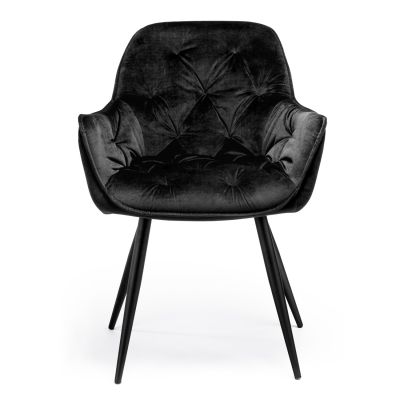 Стілець HATTA Legend Velvet Чорний (44474950) недорого