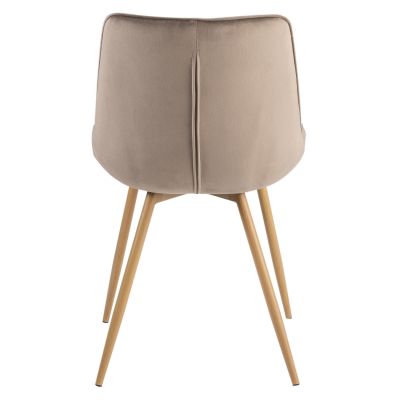 Стілець N-45 fabric Капучино-вельвет, Дуб (231471165) дешево
