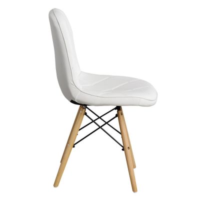 Стул HATTA Rhomb Eco Wood Белый (44373305) дешево