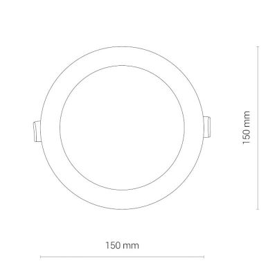 Точечный светильник CL KOS LED 10W 3000K Белый (109731800) недорого